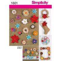 Simplicity Fabric Flowers 382511