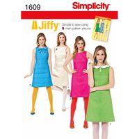 Simplicity Ladies Jiffy 1960s Vintage Dress 382526