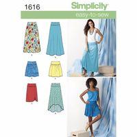 Simplicity Ladies Knit or Woven Skirts 382538