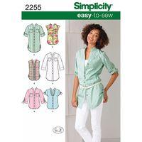 simplicity ladies easy to sew tunic or shirt 382596