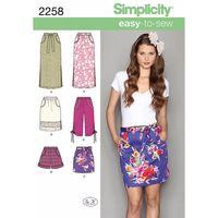 Simplicity Ladies\' Easy to Sew Skirts & Shorts 382597