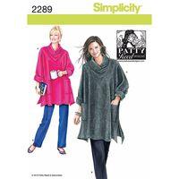 simplicity ladies plus size smart and casual wear 382612