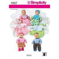 Simplicity Doll Clothes 382618