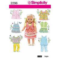 Simplicity Doll Clothes 382626