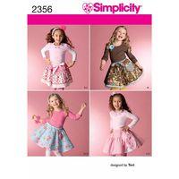 Simplicity Child\'s Skirts, Slips & Accessories 382666