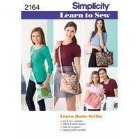 simplicity learn to sew bags 382680