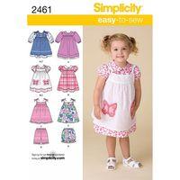 simplicity toddlers dresses 382737