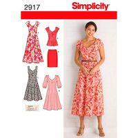 Simplicity Ladies and Plus Size Dresses 382750