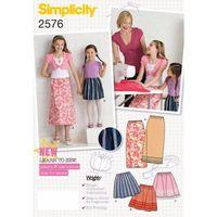 Simplicity Child/Girl Skirts 382775