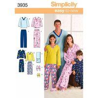 Simplicity Miss Men Child Sleepwear 382829