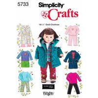 Simplicity Doll Clothes 382862