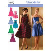 Simplicity Miss/Miss Petite Special Occasion Dresses 382875