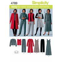 simplicity ladies plus size smart and casual wear 382931