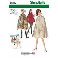 Simplicity Ladies Vintage 1960s Cape in Two Lengths 382937