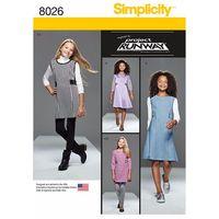 Simplicity Girls and Girls Plus Project Runway Dress or Jumper 382955