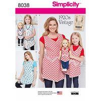 Simplicity Ladies\', Child & 18 Doll Vintage Aprons 382975