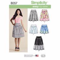 Simplicity Ladies\' Easy-to-Sew Skirts in Three Lengths 383025