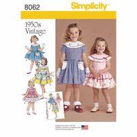 Simplicity Vintage 1950\'s Dress for Toddler and Child 383033