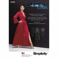 simplicity ladies dresses in two lengths and sash 377166