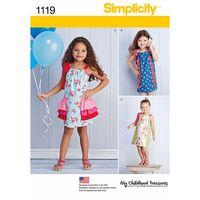 Simplicity Childrens Pillowcase Dresses 377688