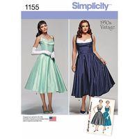 simplicity miss and miss plus vintage dress 377726