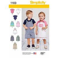 Simplicity Babies Overalls, Jumper and Bodysuit 377747