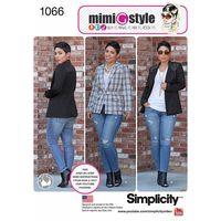Simplicity Ladies Lined Jacket Mimi G Collection 377616