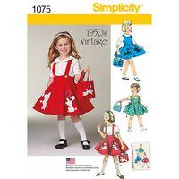 simplicity childs jumper skirt and bag 377630