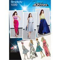 simplicity ladies full skirts slim skirt and tops 377664