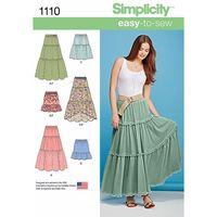 Simplicity Ladies Tiered Skirt with Length Variations 377680