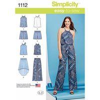 simplicity ladies top trousers or shorts and skirt 377682