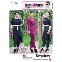 Simplicity Ladies Knit Tunic and Pintuck Trousers from Mimi G Style 377193