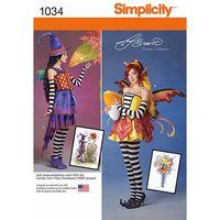 Simplicity Ladies Amy Brown Fairy Costumes 377569
