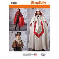 Simplicity Ladies and Mens Cape Costumes 377577
