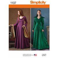 simplicity ladies medieval fantasy costumes 377703