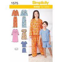 Simplicity Childs Girls and Boys Loungewear 382460