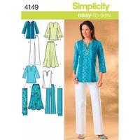 simplicity ladies plus size smart and casual wear 382880