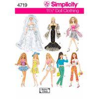Simplicity Doll Clothes 382925