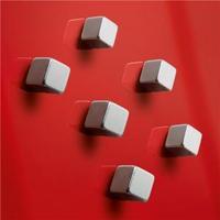 Sigel SuperDym Magnets C5 Strong Cube Design Silver 10x10x10 mm Pack