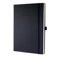 Sigel CONCEPTUM Black Hardcover Lined A5 Notebook CO122