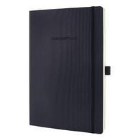 Sigel CONCEPTUM Black Softcover Lined A4 Notebook CO311