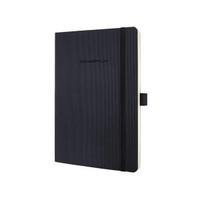 Sigel CONCEPTUM Black Softcover Lined A5 Notebook CO321