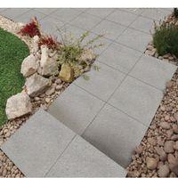 Silver Grey Panache Smooth Paving Slab (L)450 (W)450mm Pack of 40