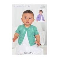 Sirdar Snuggly 4 Ply Cardigan Digital Pattern 1330