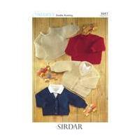 Sirdar Snuggly DK Boys Cardigan and Jumper Digital Pattern 3957