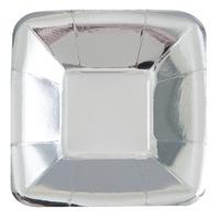 Silver Serving Platters - Square