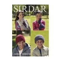 Sirdar Harrap Tweed DK Hats and Gloves Pattern 7830