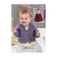 Sirdar Snuggly DK Girls Cardigan Digital Pattern 4582