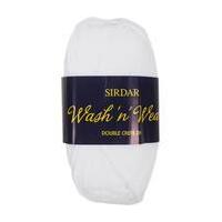 Sirdar White Wash n Wear Double Crepe DK Yarn 50 g