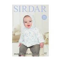 Sirdar Snuggly Snowflake Chunky Hooded Cardigan Digital Pattern 4697